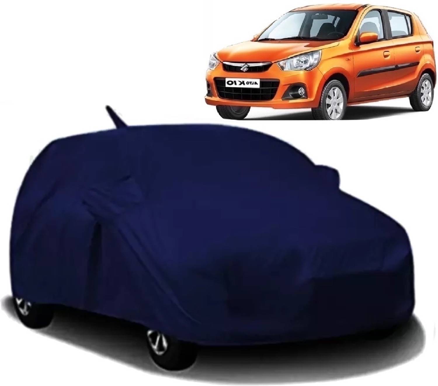 ALMICS Car Cover For Maruti Suzuki Alto K10 (With Mirror Pockets)