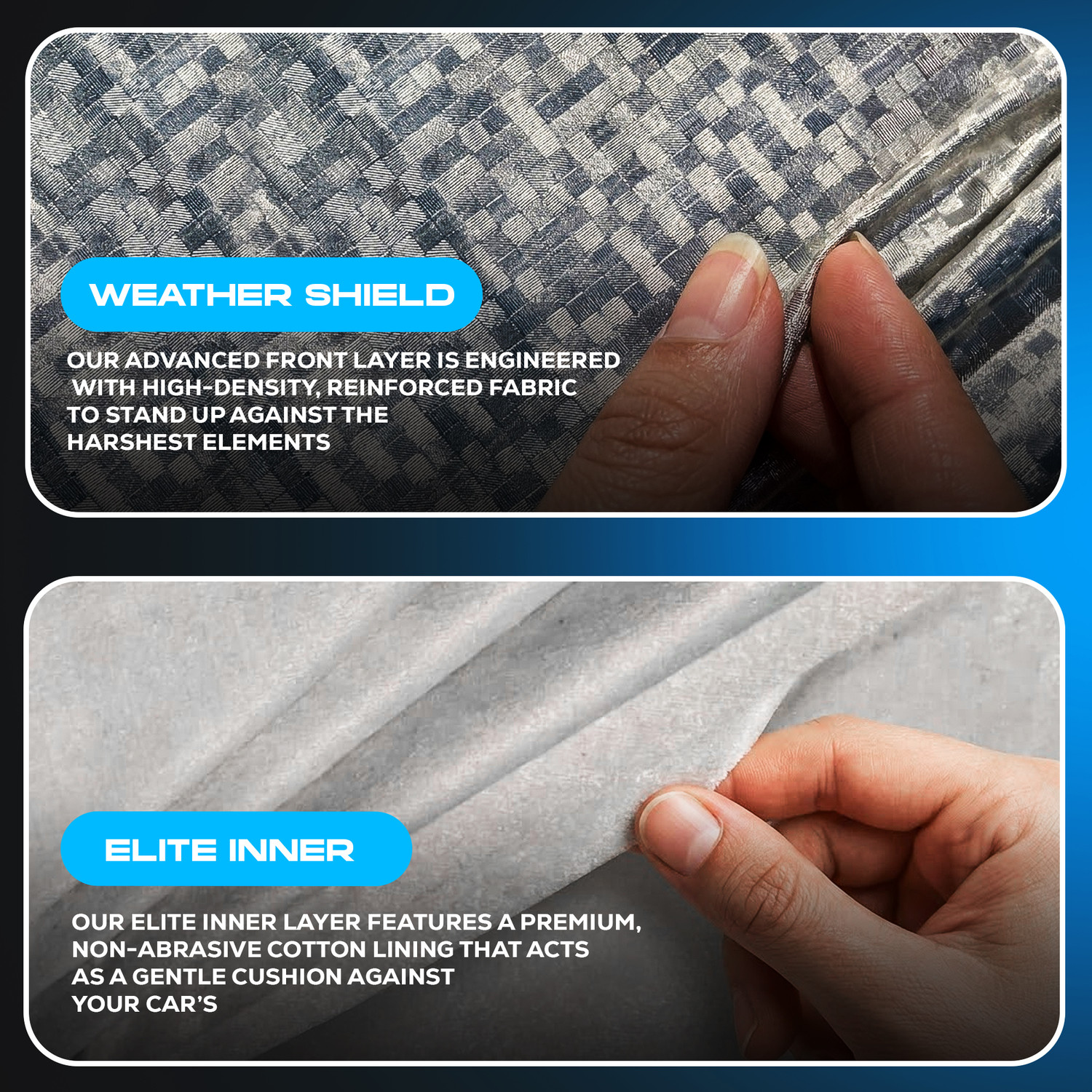 Image of CAROXON Car Cover For Nissan Kicks (With Mirror Pockets)