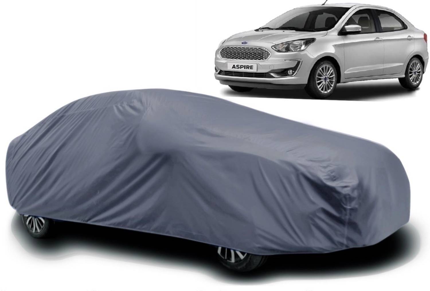 ALMICS Car Cover For Ford Aspire (With Mirror Pockets)