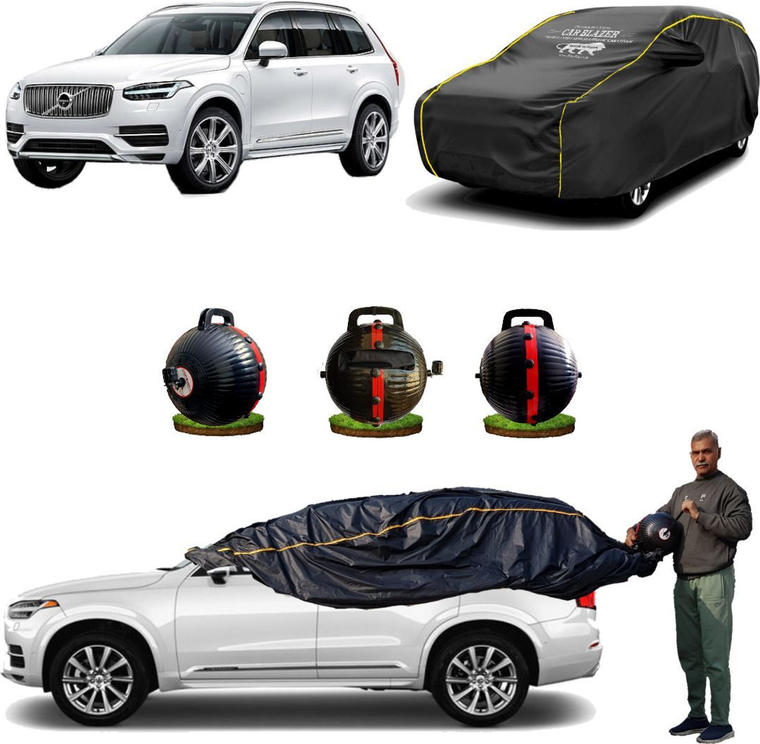Image of CARBLAZER Car Cover For Volvo XC90 (Without Mirror Pockets)