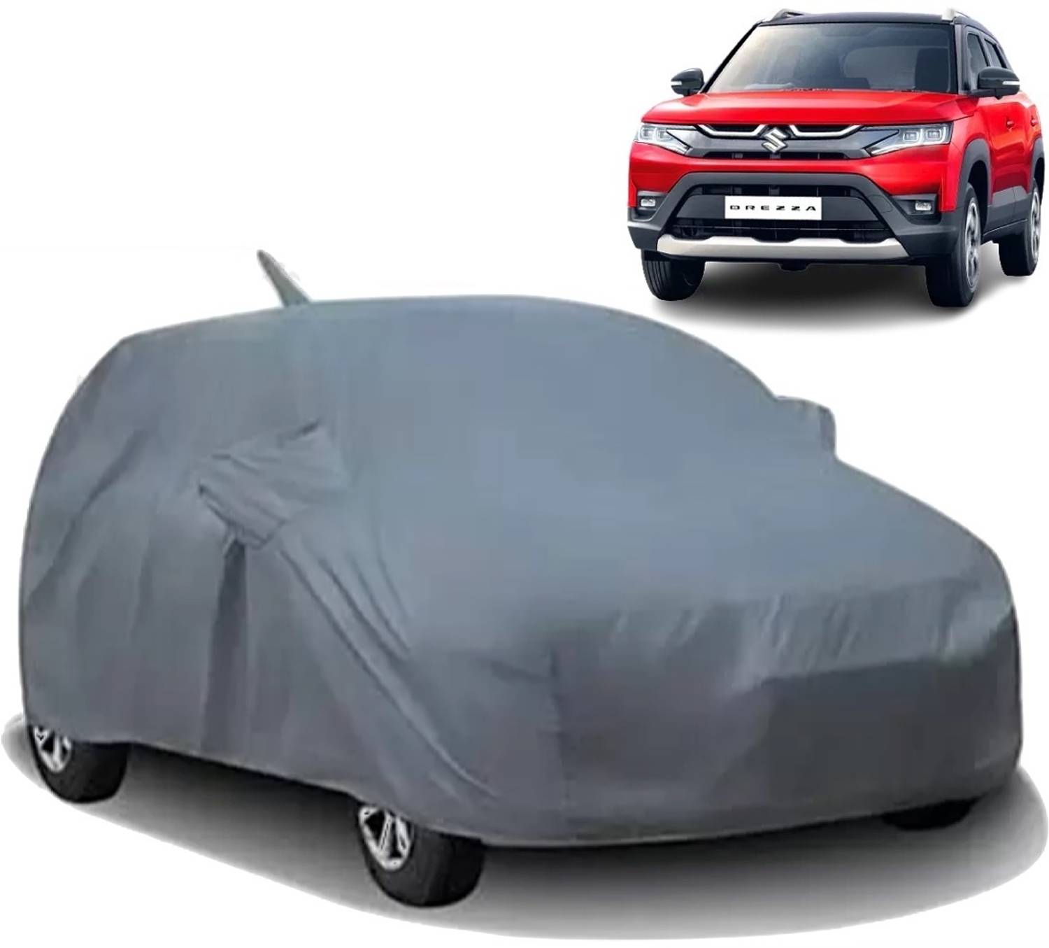 ALTRADECOT Car Cover For Maruti Suzuki Vitara Brezza (With Mirror Pockets)