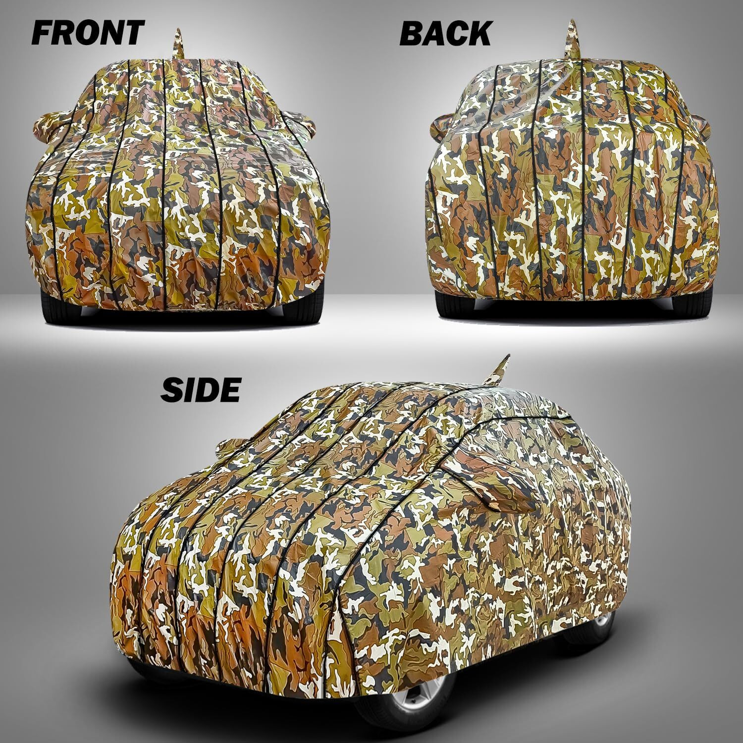 Image of FABTEC Car Cover For Hyundai Grand i10 (With Mirror Pockets)