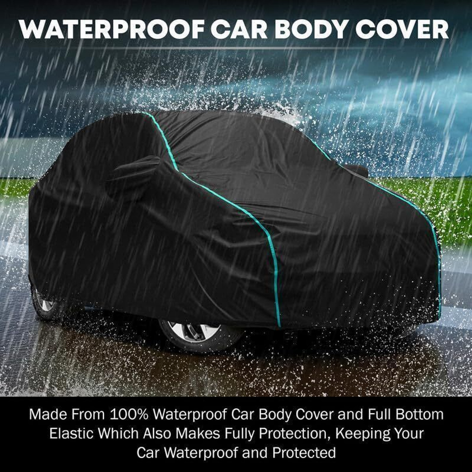 Image of VARSHINE Car Cover For Kia SELTOS, Seltos GTX 1.4, Seltos GTX Plus AT D Diesel, Seltos GTK Petrol (With Mirror Pockets)