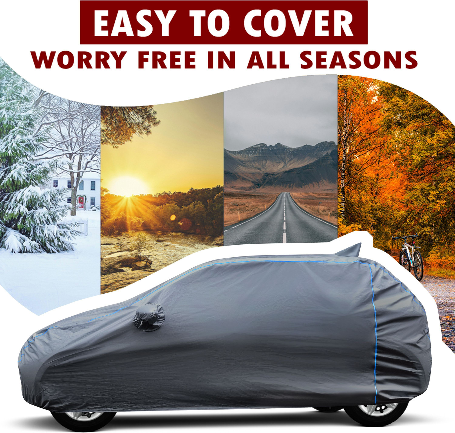 Image of FABZEX Car Cover For Mahindra Scorpio N (With Mirror Pockets)