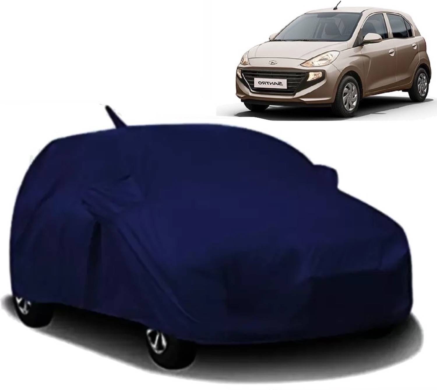 ALTRADECOT Car Cover For Hyundai Santro (With Mirror Pockets)