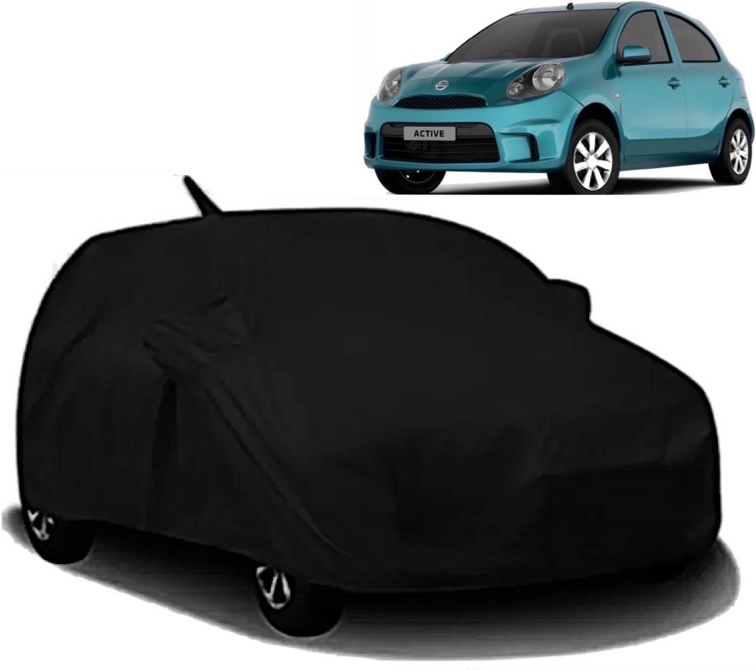 ALTRADECOT Car Cover For Nissan Micra Active (With Mirror Pockets)