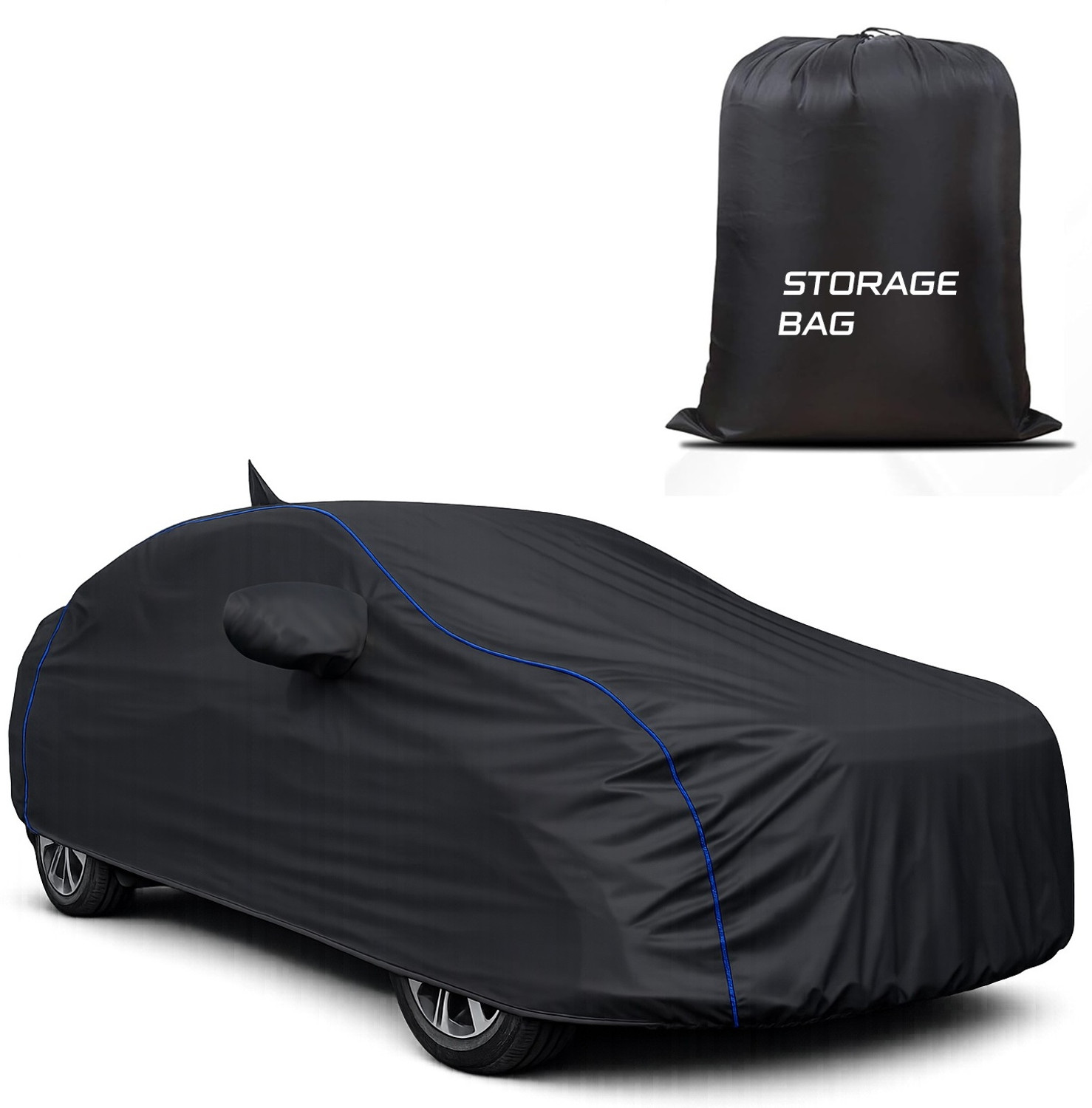 Image of OTO2EYE Car Cover For Kia Sonet (With Mirror Pockets)