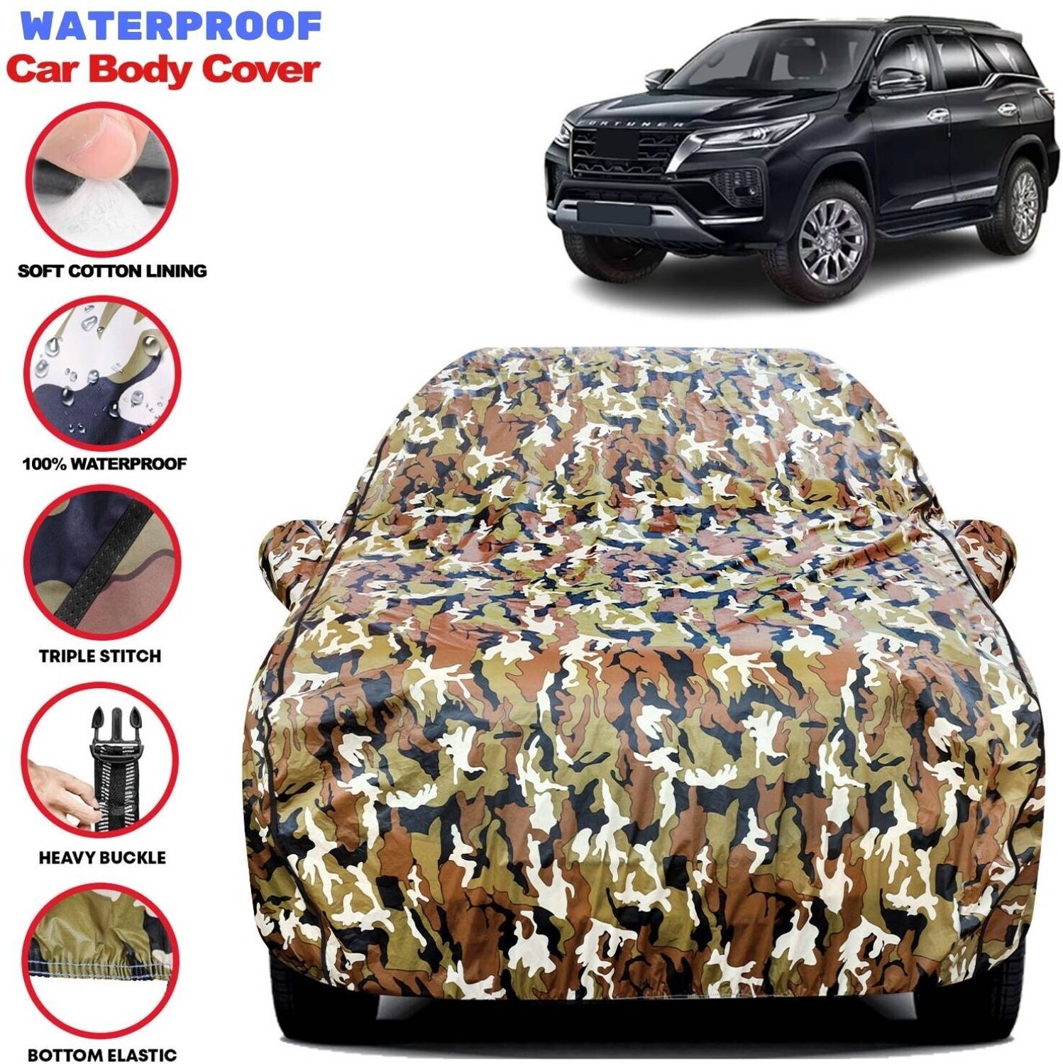 Grizzly Car Cover for Toyota Fortuner - Image 1