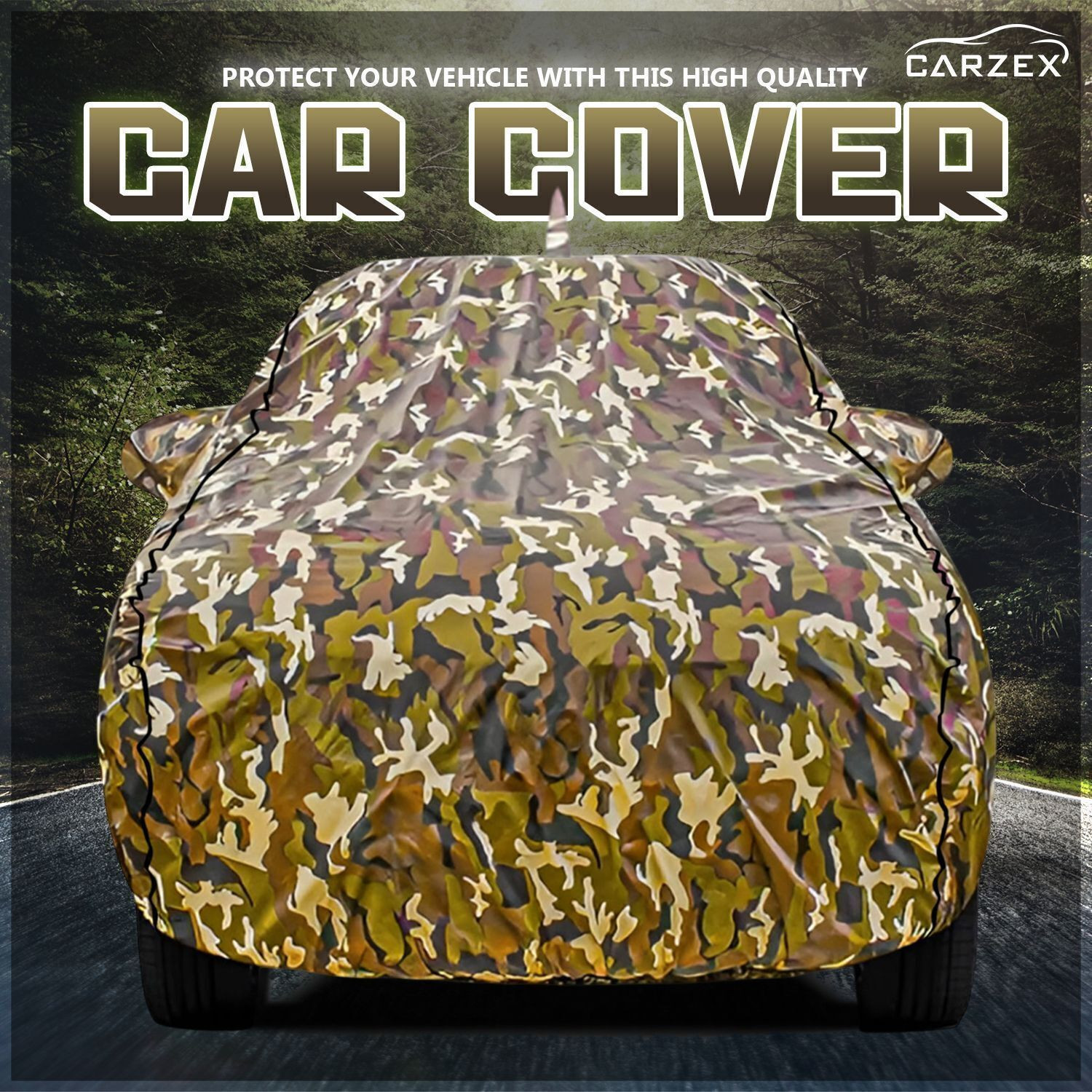 Image of CARZEX Car Cover For Honda WR-V (With Mirror Pockets)