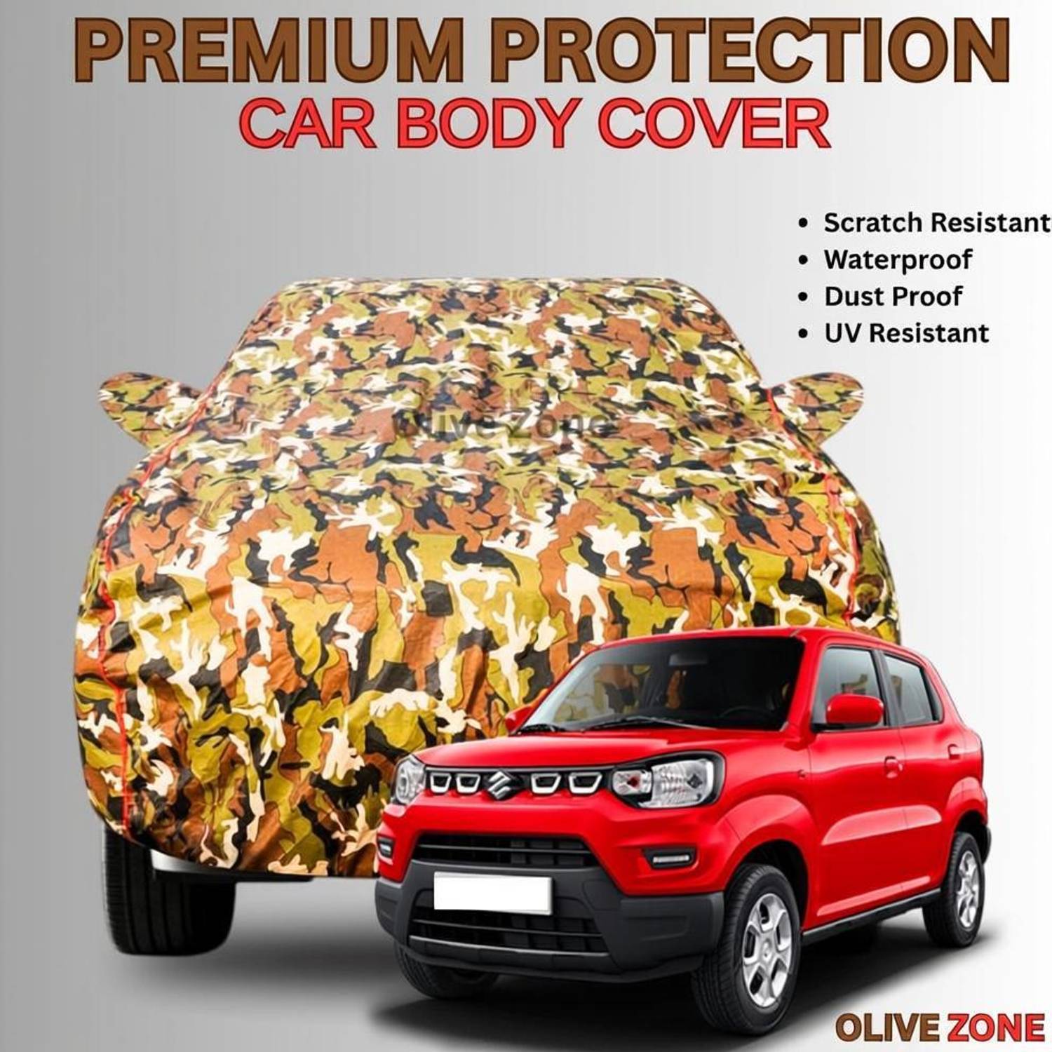Auto Drift Car Cover For Maruti Suzuki S-Presso, S-Presso LXI Opt Petrol, S-Presso LXI Petrol, S-Presso LXi (O), S-Presso Lxi, S-Presso STD Opt Petrol, S-Presso STD Petrol, S-Presso Std, S-Presso Std (O), S-Presso VXI AT Petrol, S-Presso VXI Opt AT Petrol, S-Presso VXI Opt Petrol, S-Presso VXI Petrol, S-Presso VXI Plus AT Petrol, S-Presso VXI Plus Petrol, S-Presso Vxi, S-Presso Vxi (O), S-Presso Vxi (O) AMT, S-Presso Vxi AMT, S-Presso Vxi Plus, S-Presso Vxi Plus AMT (With Mirror Pockets)