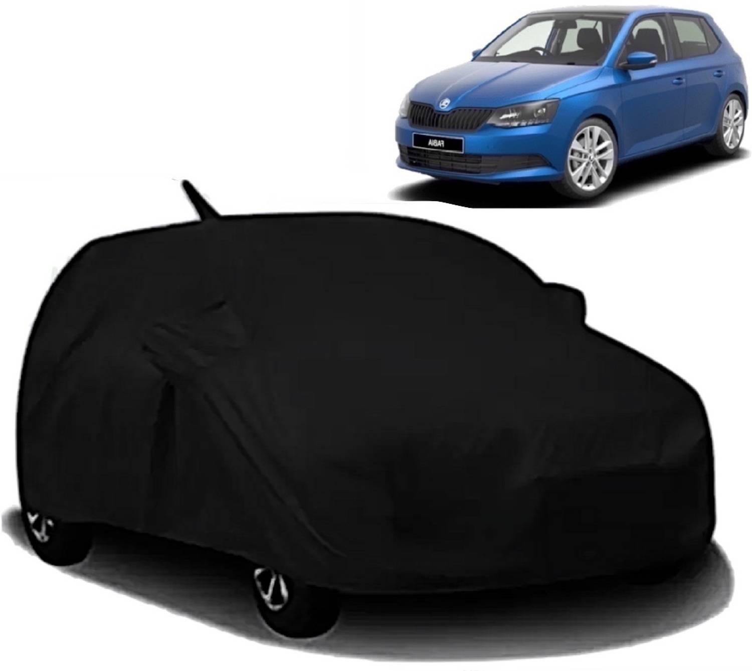 ALTRADECOT Car Cover For Skoda Fabia (With Mirror Pockets)