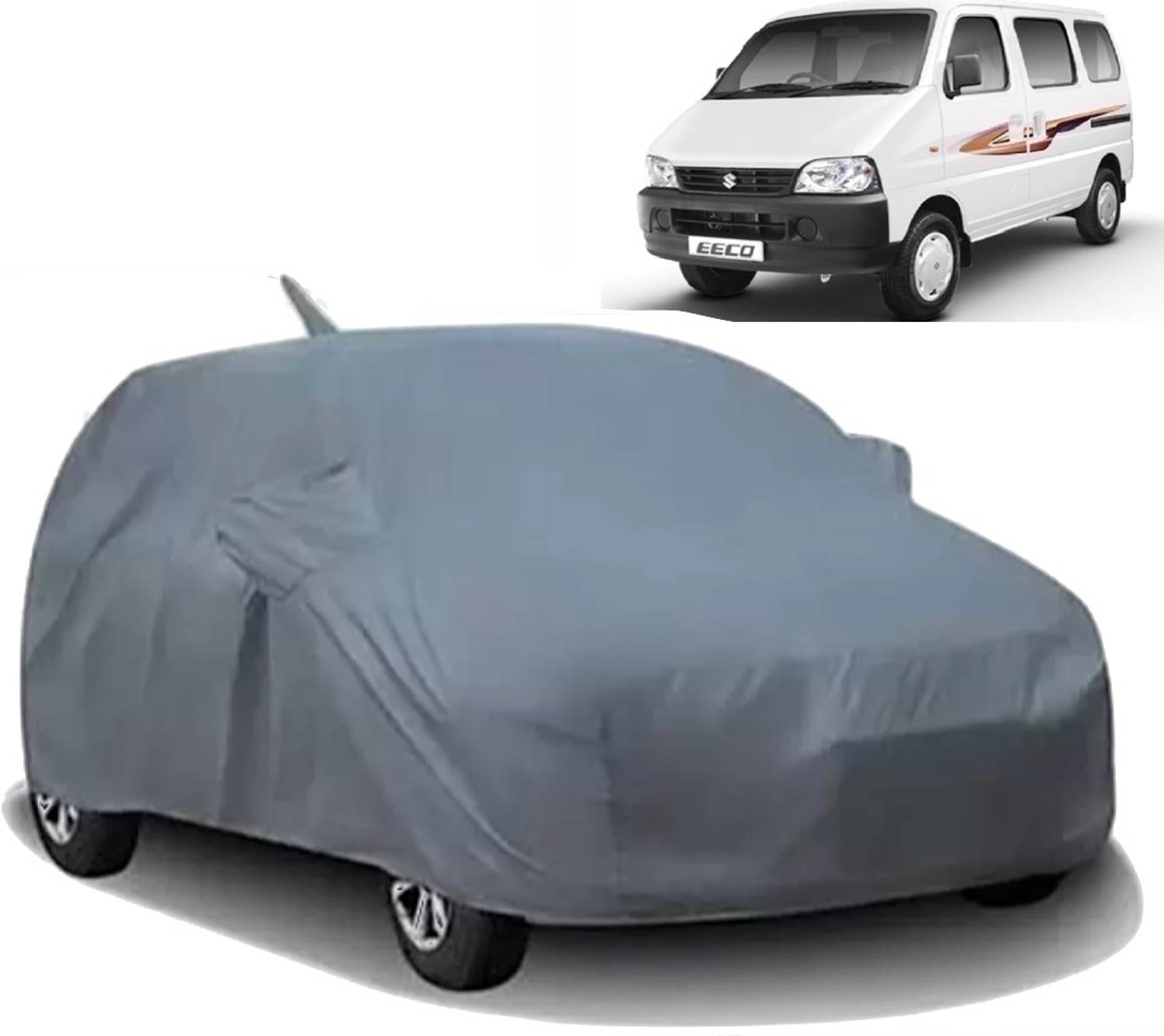 ALTRADECOT Car Cover For Maruti Suzuki Eeco (With Mirror Pockets)