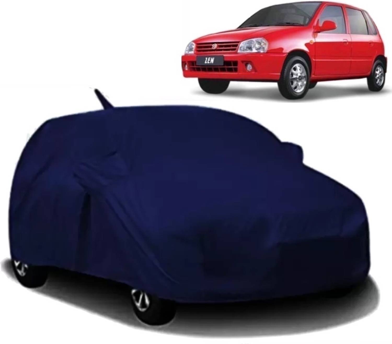 ALMICS Car Cover For Maruti Suzuki Zen (With Mirror Pockets)