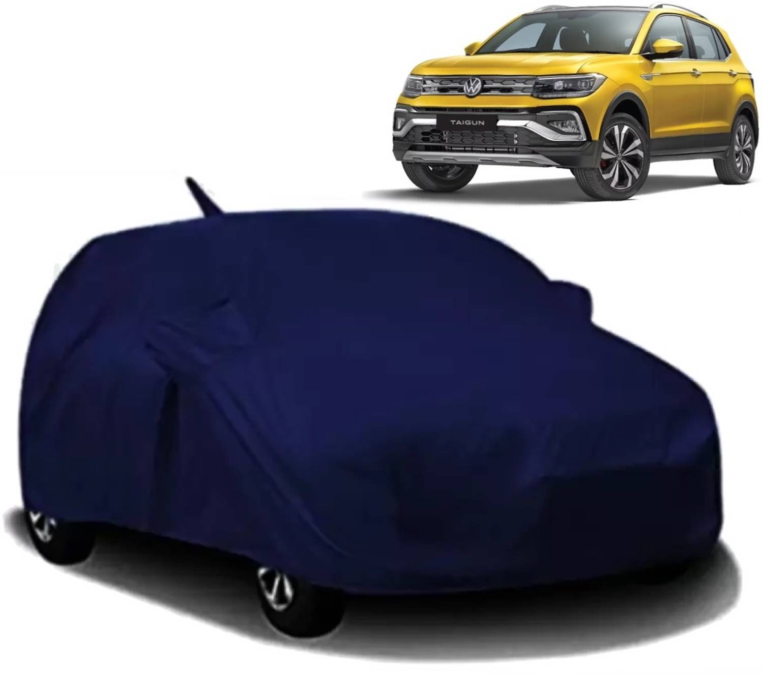 ALTRADECOT Car Cover For Volkswagen Taigun (With Mirror Pockets)