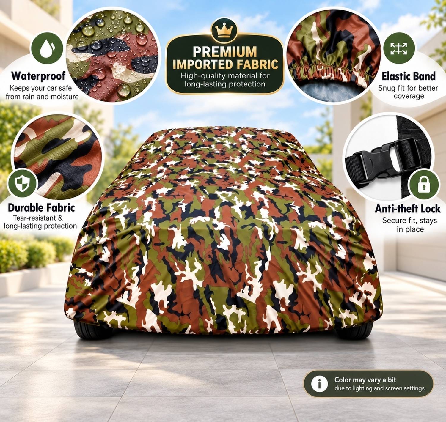 Ascension Car Cover For Renault Duster (Without Mirror Pockets)
