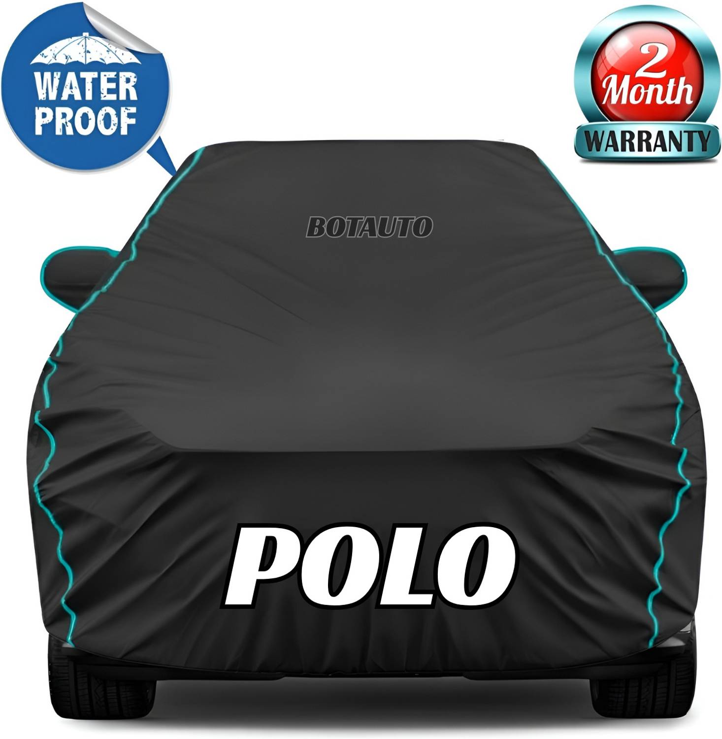 BOTAUTO Car Cover For Volkswagen Polo (With Mirror Pockets)