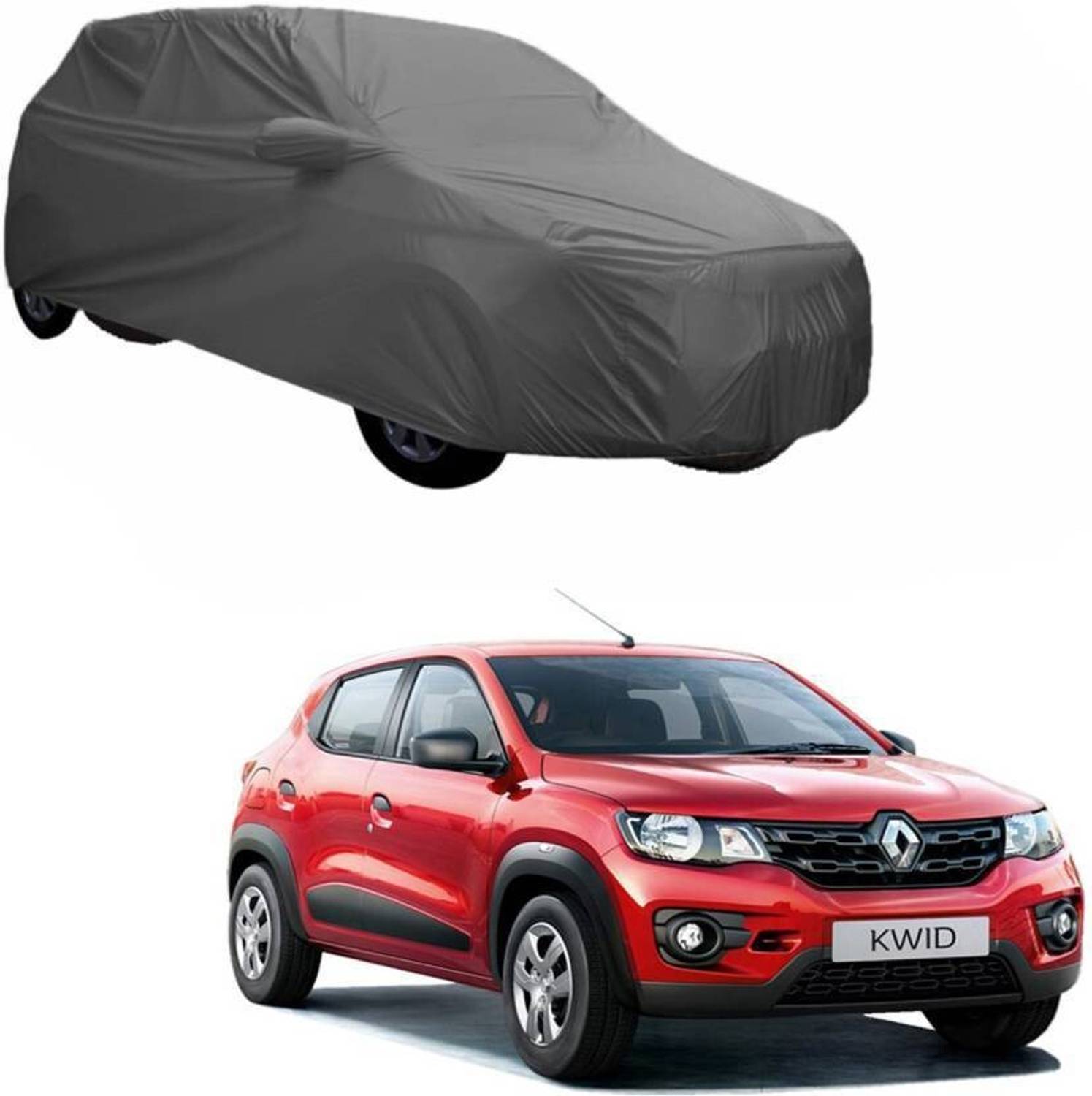 ANLOPE Car Cover For Renault Kwid (With Mirror Pockets)