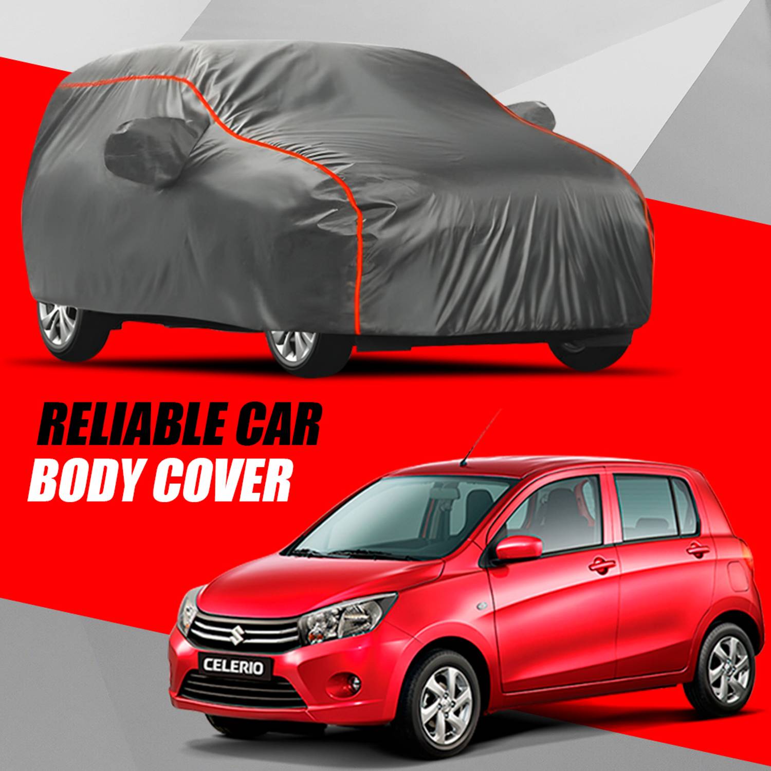 ANTIRO Car Cover For Maruti Suzuki Celerio (With Mirror Pockets)