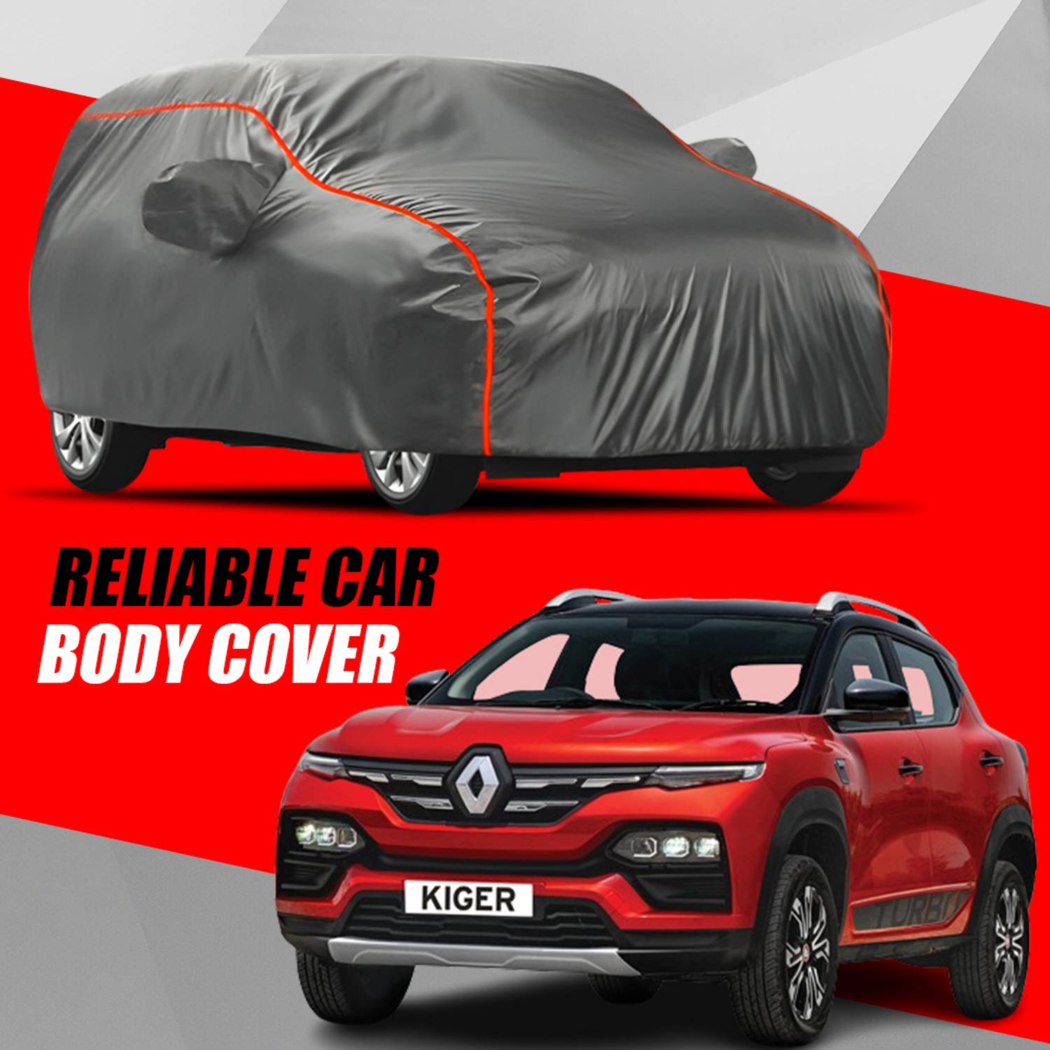 ANTIRO Car Cover For Renault Kiger (With Mirror Pockets)