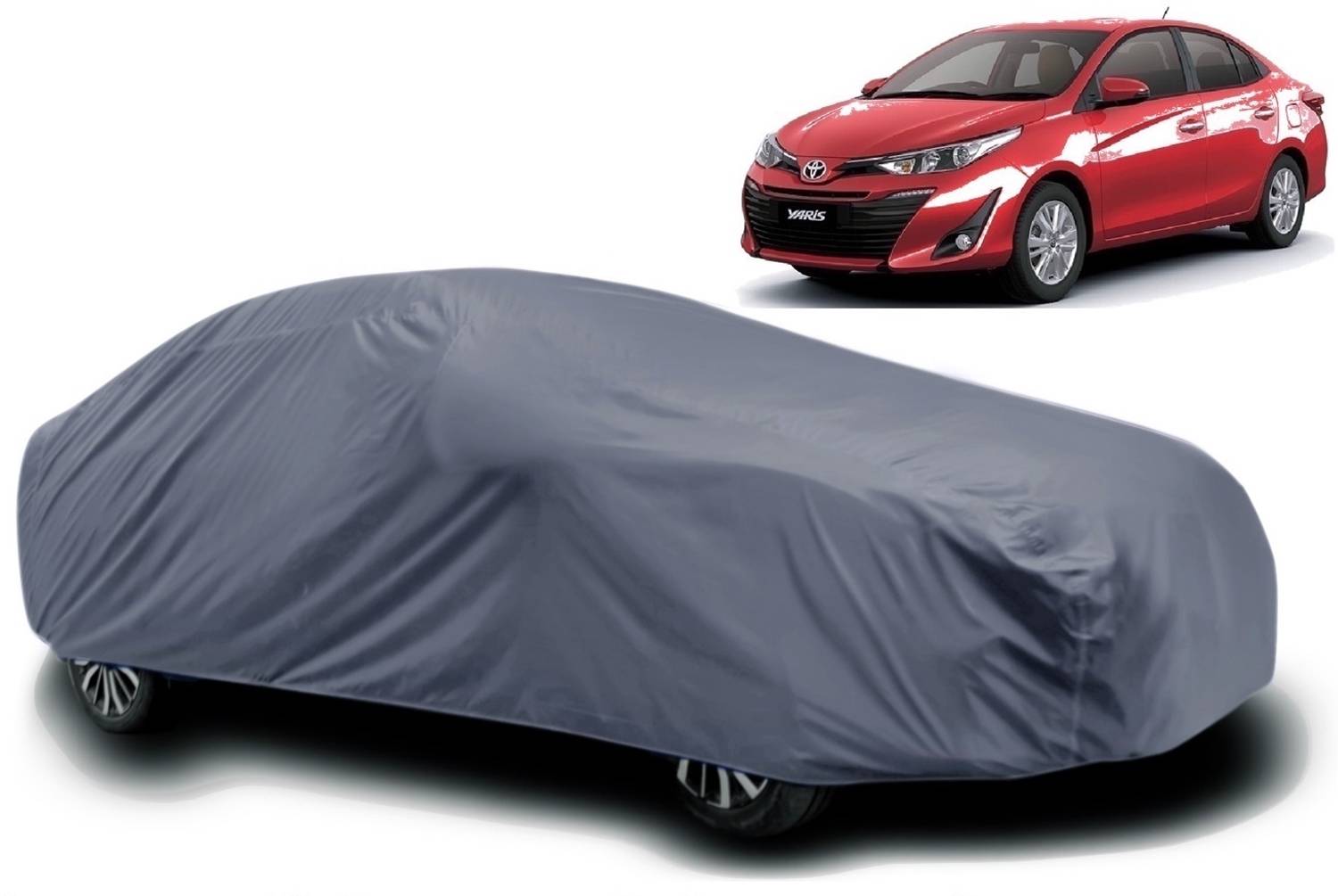 ALTRADECOT Car Cover For Toyota Yaris (With Mirror Pockets)