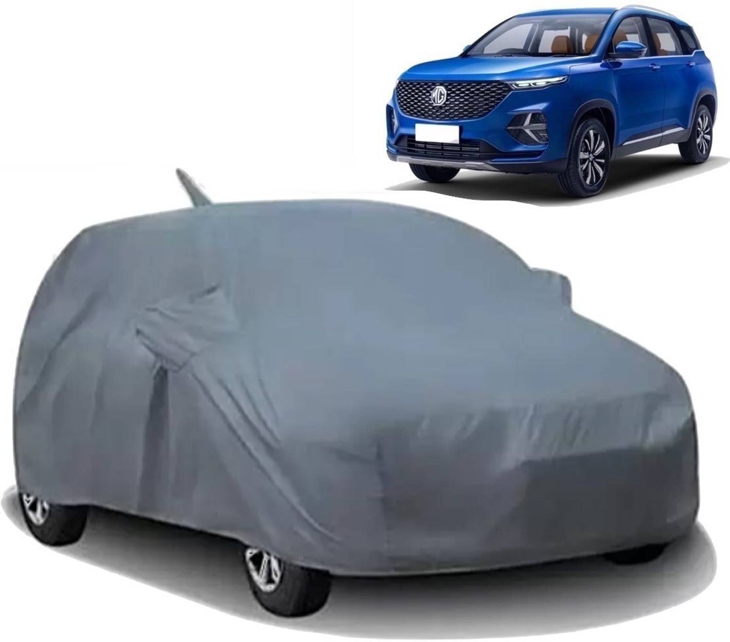 ALMICS Car Cover For MG Hector Plus (With Mirror Pockets)