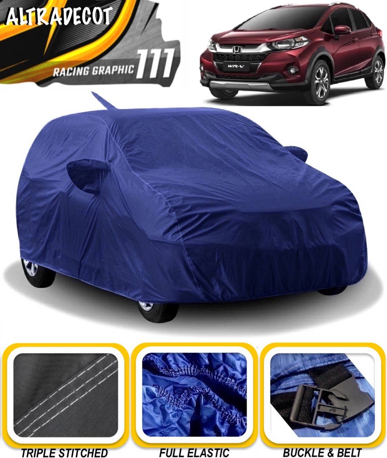 ALTRADECOT Car Cover For Honda WRV (With Mirror Pockets)