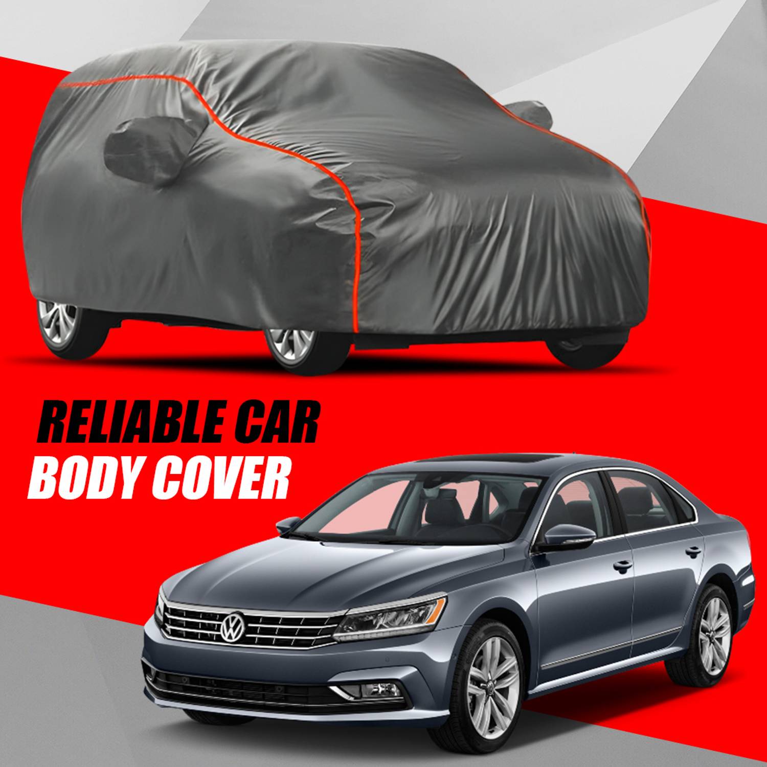 ALMICS Car Cover For Volkswagen Passat (With Mirror Pockets)