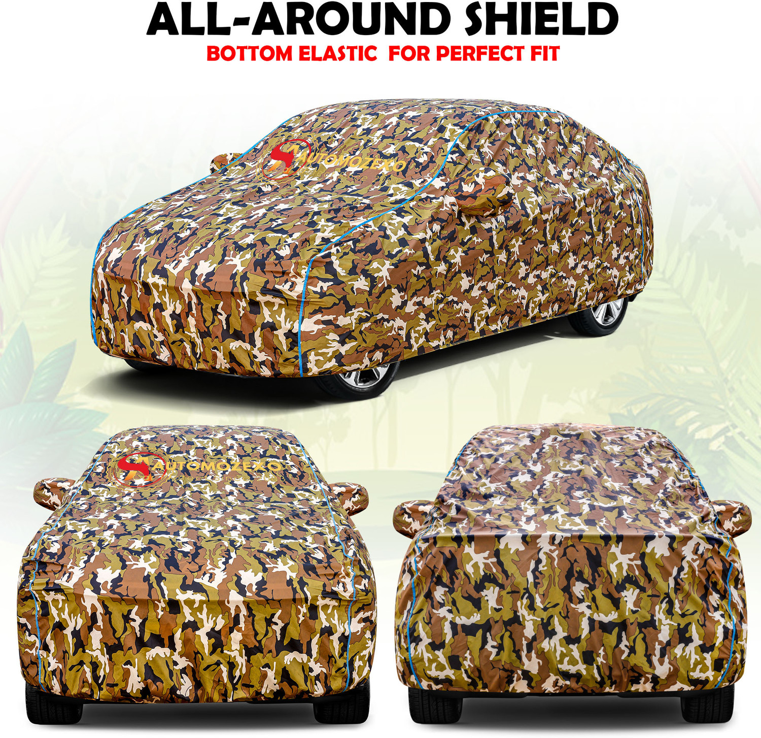 Image of AUTOMOZEXO Car Cover For Maruti Suzuki S-Presso (With Mirror Pockets)