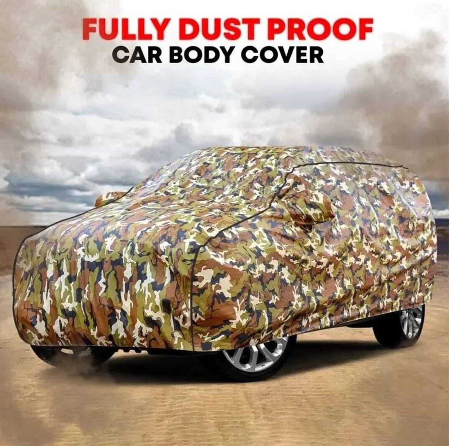 AUCTIMO Car Cover For Maruti Suzuki Stingray (With Mirror Pockets)