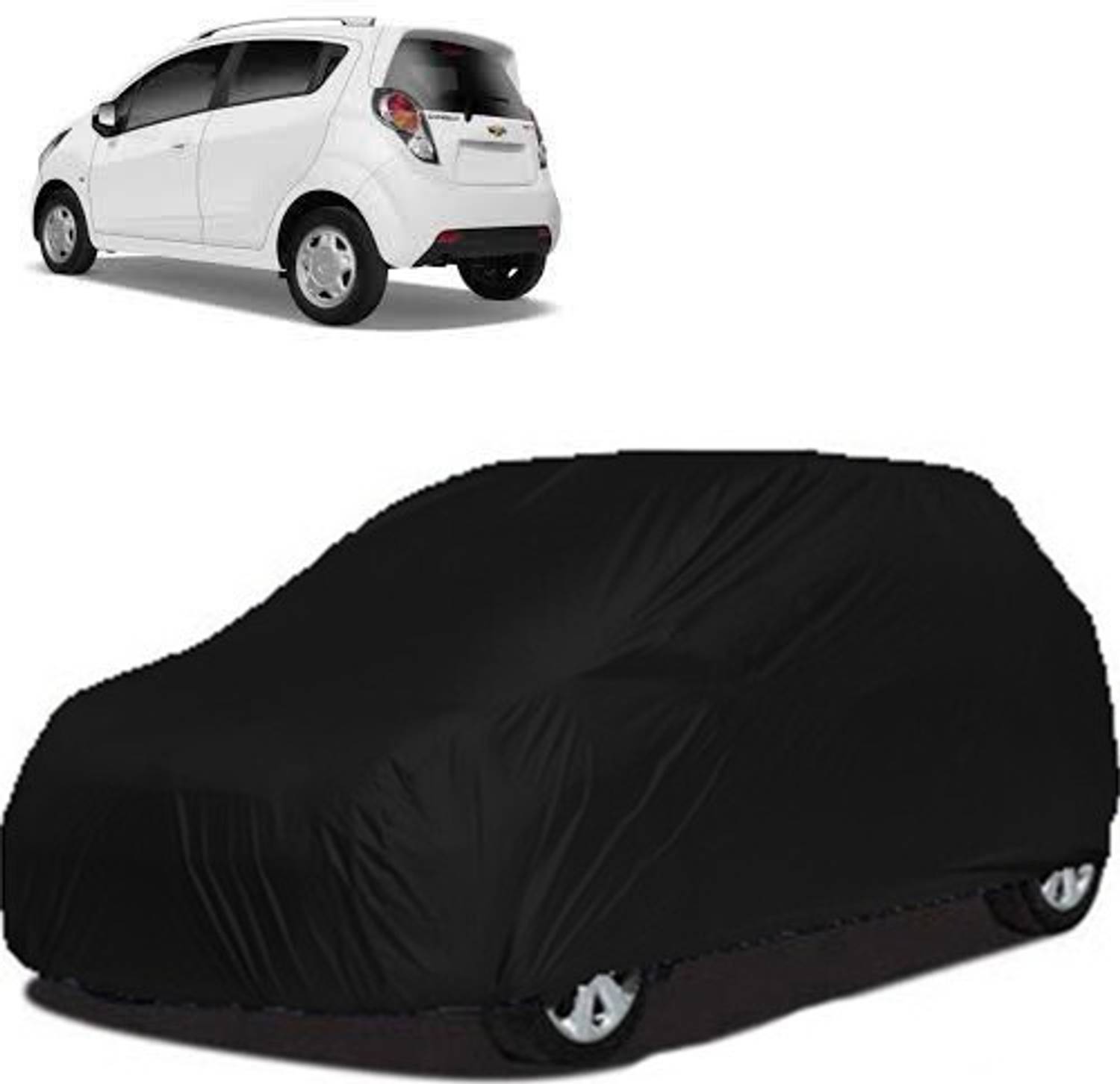A+ RAIN PROOF Car Cover For Chevrolet Beat (Without Mirror Pockets)