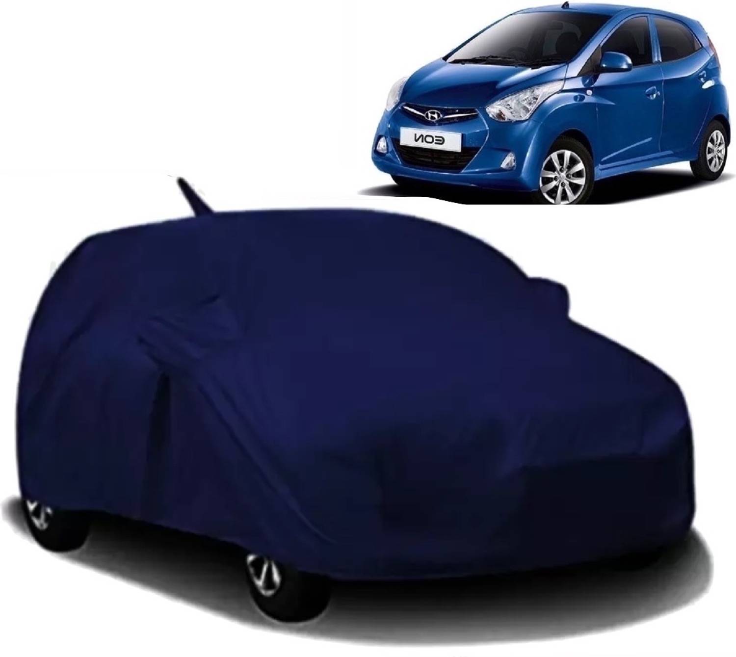 ANOXE Car Cover For Hyundai Eon (With Mirror Pockets)