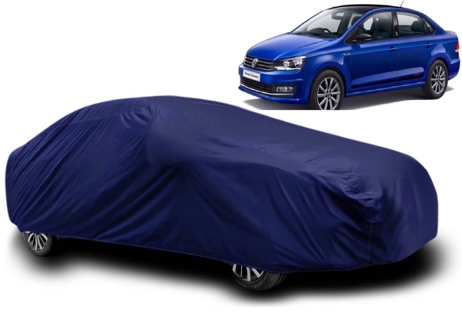 ALTRADECOT Car Cover For Volkswagen Vento (With Mirror Pockets)