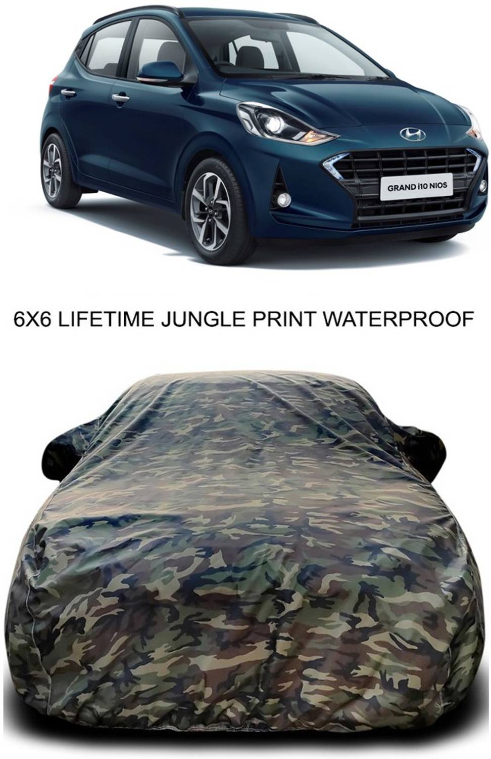 Ascension Car Cover For Hyundai Grand i10 Nios (With Mirror Pockets)