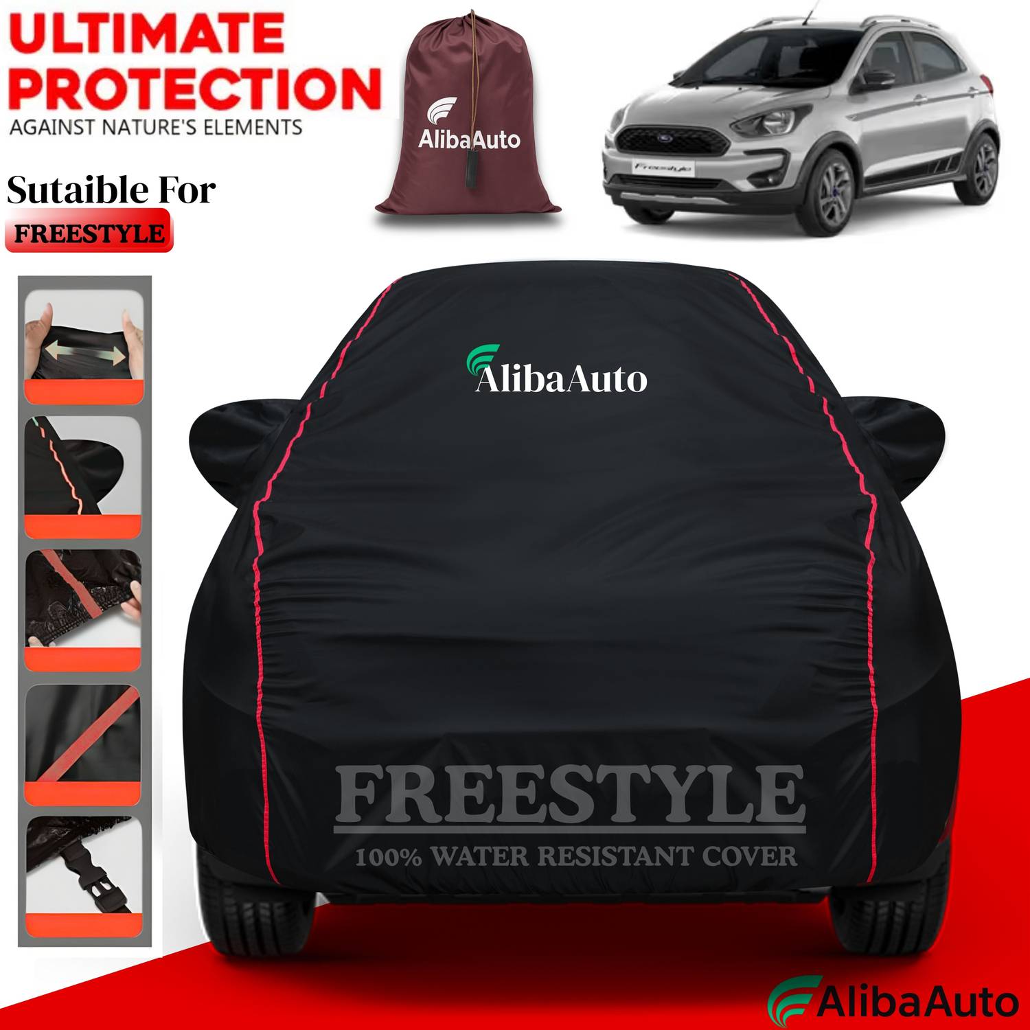 AlibaAuto Car Cover For Ford Freestyle (With Mirror Pockets)