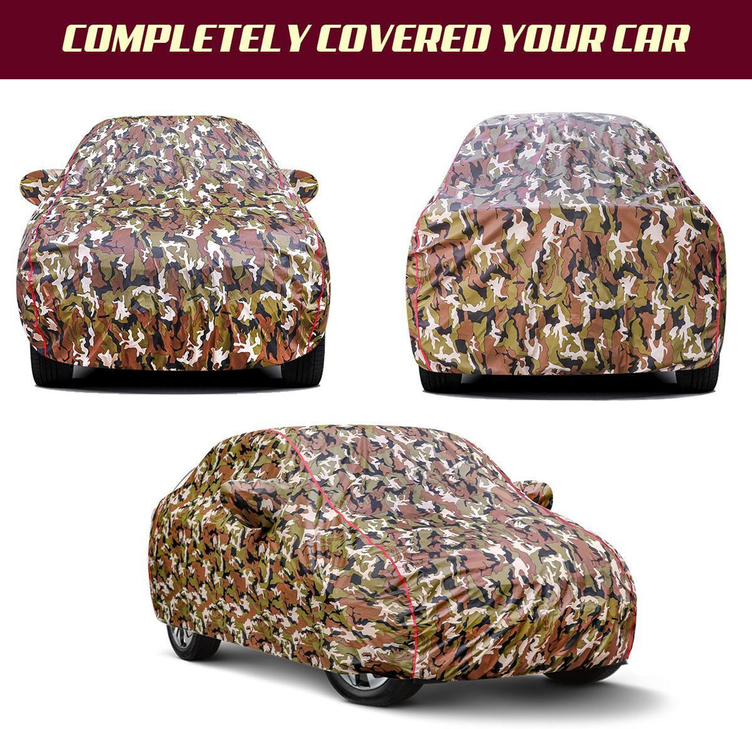 Image of Luciano Car Cover For Maruti, Maruti Suzuki S-Presso, S-Presso Lxi, S-Presso Std, S-Presso Vxi, S-Presso Std (O) (With Mirror Pockets)