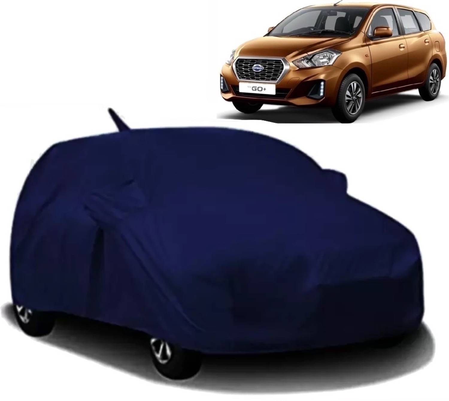 ALTRADECOT Car Cover For Datsun Go+ (With Mirror Pockets)