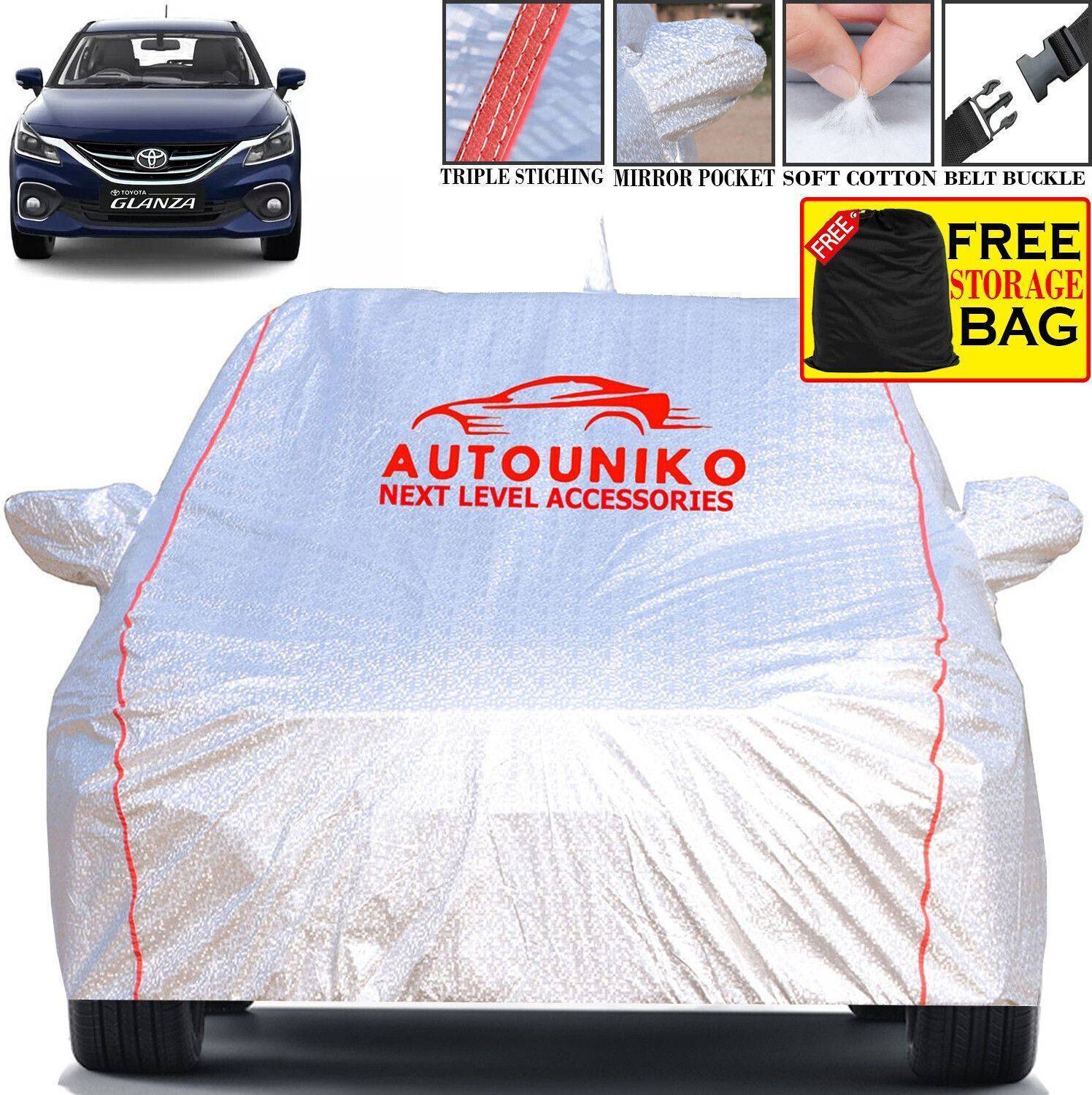 autouniko Car Cover For Toyota Glanza (With Mirror Pockets)