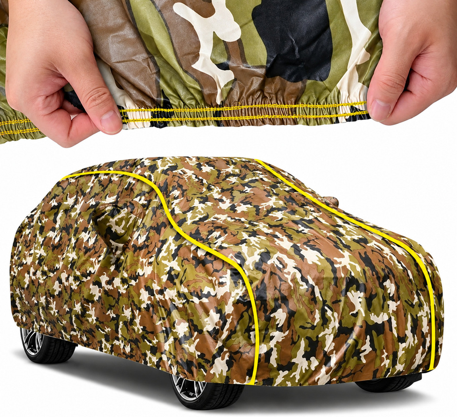 Image of twosoft Maruti Suzuki WagonR, Wagon R LXI, Wagon R VXI Body Cover (Multicolor, For 2008, 2009, 2010, 2011, 2012, 2013, 2014, 2015, 2016, 2017, 2018, 2019, 2020, 2021, 2022, 2023, 2024, 2025, 2026 Models)
