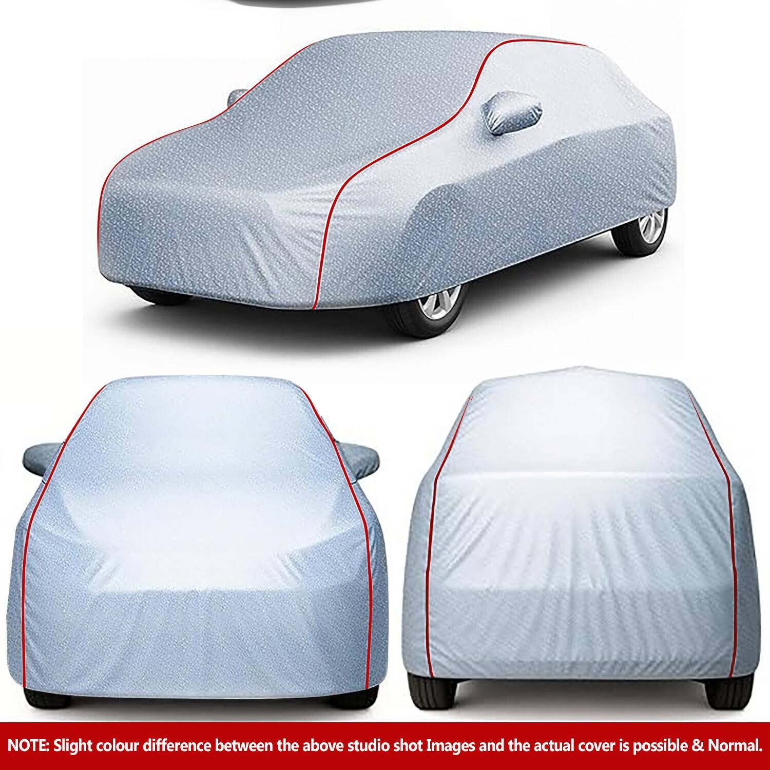 TEASN Car Cover for Tata Nexon Silver - Image 3