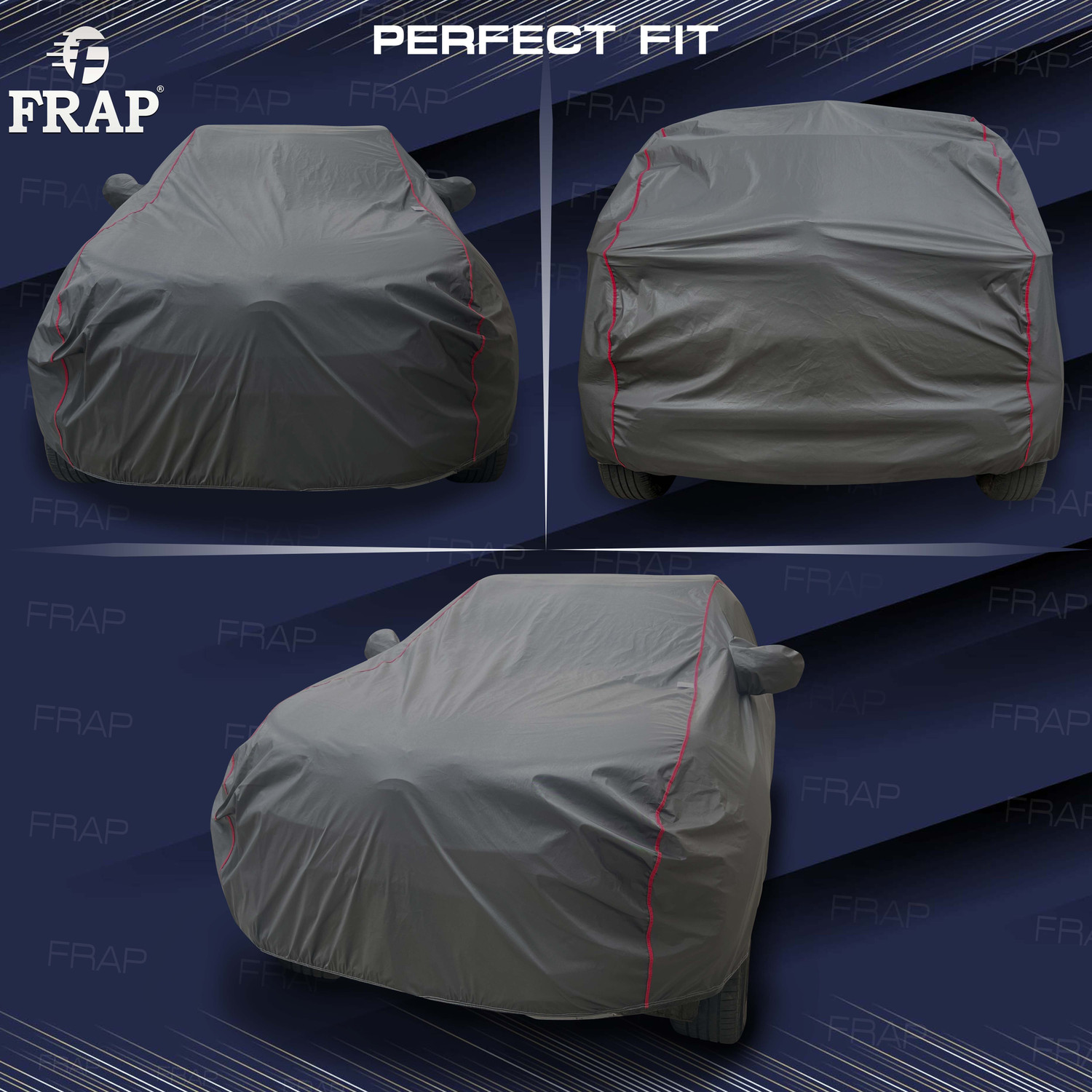 Image of Frap Car Cover For Toyota Innova, Innova 2.0L, Innova 2.5 G (Diesel) 7 Seater (With Mirror Pockets)