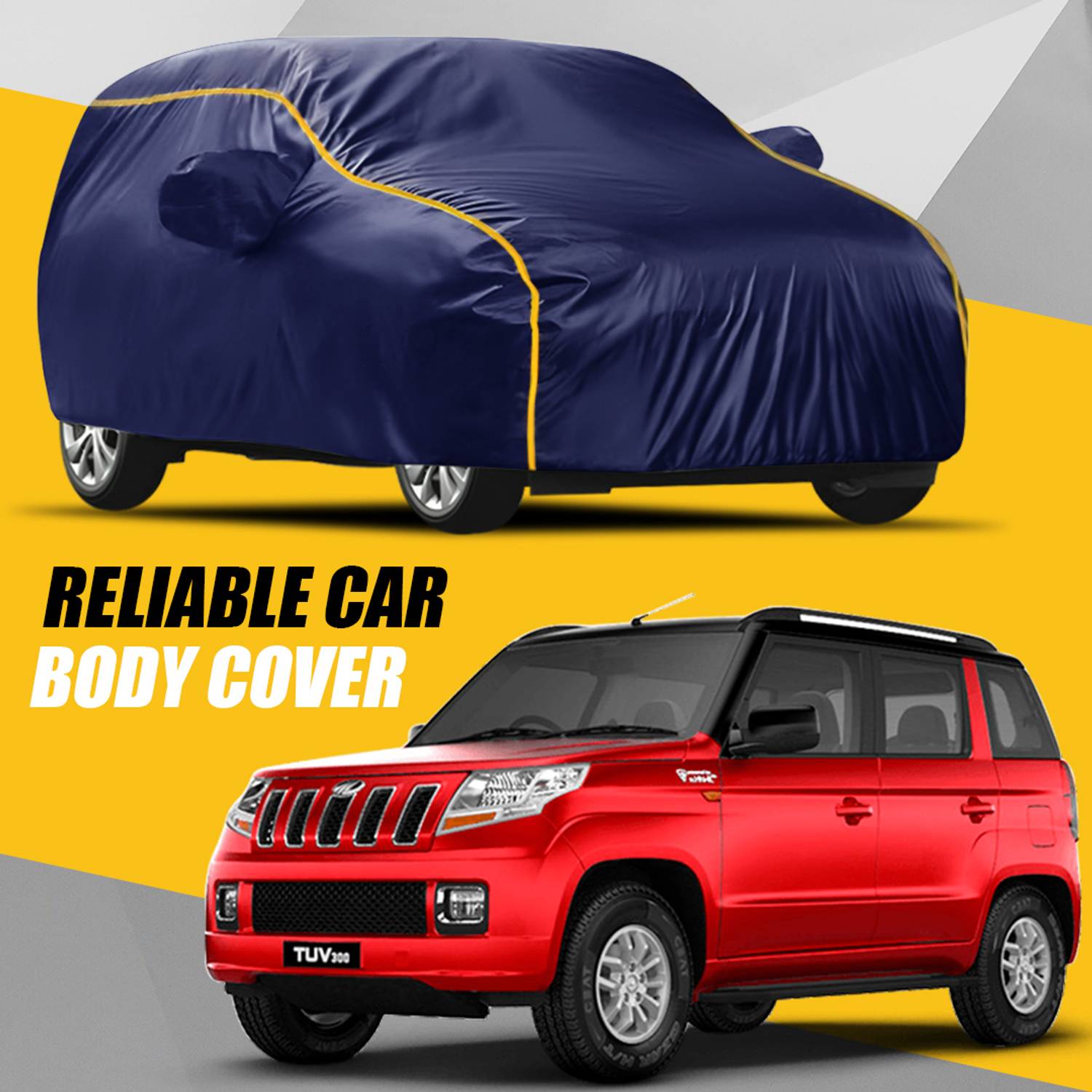 ALTRADECOT Car Cover For Mahindra TUV300 (With Mirror Pockets)