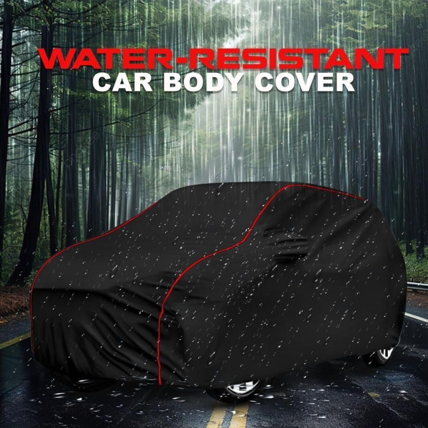 Image of AYSHU Car Cover For Maruti Suzuki Alto, Alto K10, Alto 800, Alto 800 CNG LX, Alto K10 LX, Alto K10 LXI CNG, Alto 800 VXI Plus Petrol (With Mirror Pockets)