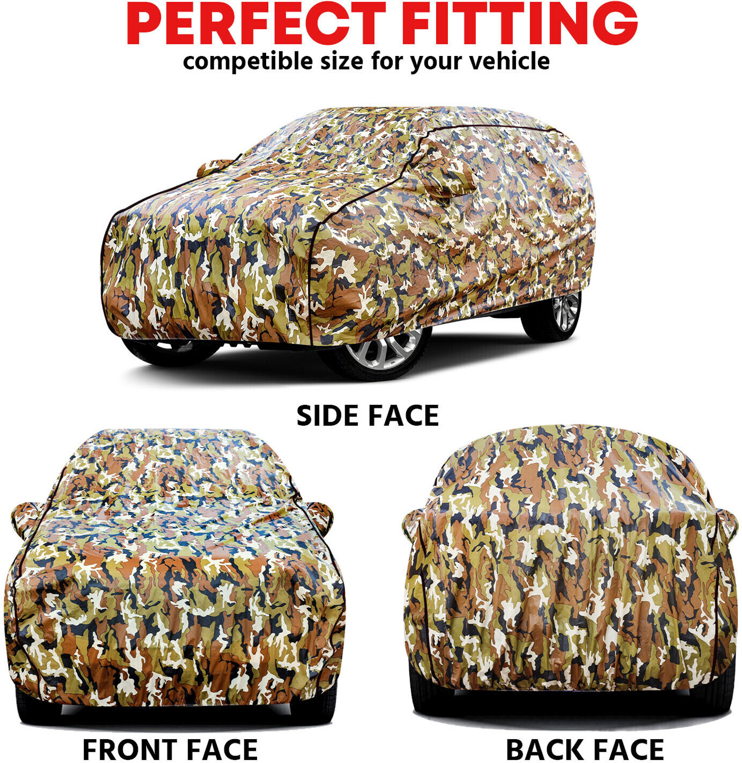 Image of Grizzly Car Cover For Hyundai Accent, Accent 1.5i, Accent 1.6i, Accent Executive, Accent GLX, Accent GTX, Accent Viva, Accent Viva GLX (With Mirror Pockets)
