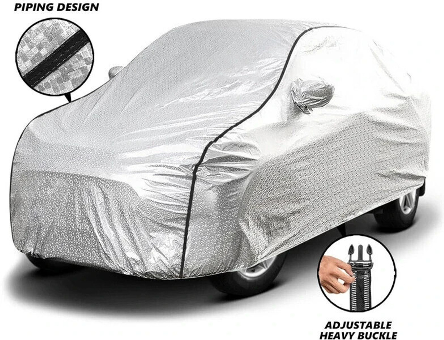 Image of KRONIX PVT LTD Car Cover For Renault Kwid, Kwid 1.0 RXL 02 Anniversary Edition, Kwid 1.0 RXT 02 Anniversary Edition, Kwid 1.0 RXT AMT Opt Petrol, Kwid 1.0 RXT AMT Petrol, Kwid 1.0 RXT Opt Petrol, Kwid 1.0 RXT Optional, Kwid 1.0 RXT Petrol, Kwid AMT, Kwid AMT RXL, Kwid CAPTAIN AMERICA 1.0 AMT (With Mirror Pockets)