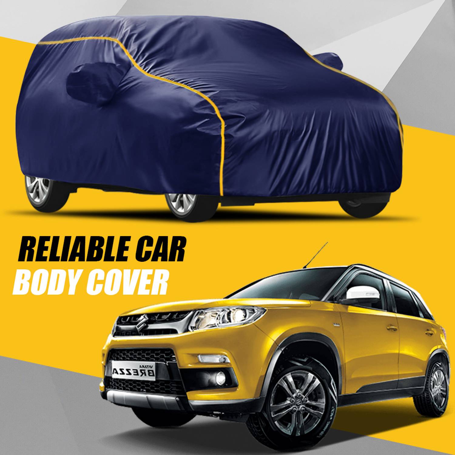 ANOXE Car Cover For Maruti Suzuki Vitara Brezza (With Mirror Pockets)