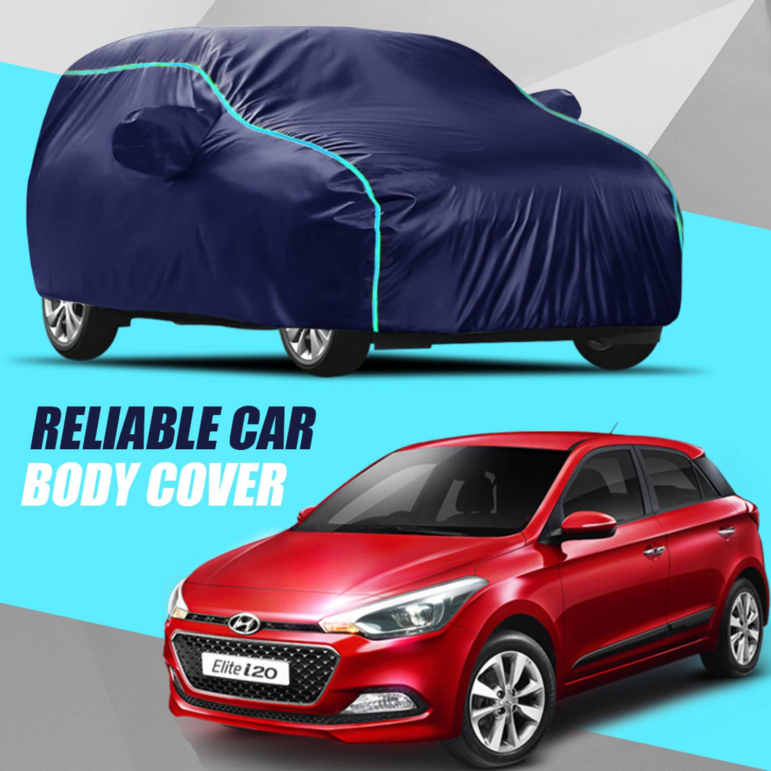 ALMICS Car Cover For Hyundai i20 Active (With Mirror Pockets)