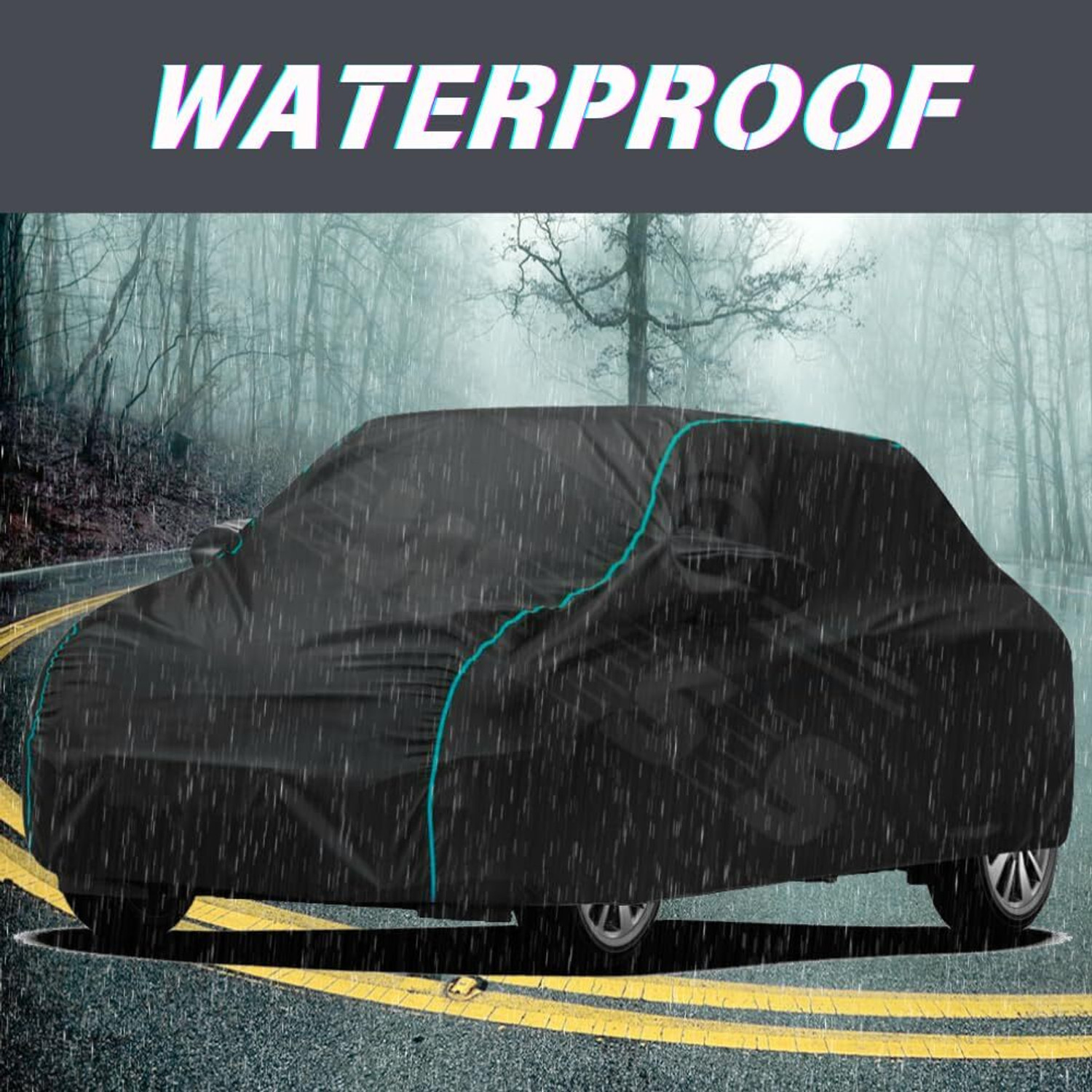 Image of SSPMotors Tata Aeris Body Cover (Black, Blue, For 2014, 2015, 2016, 2017, 2018, 2019, 2020, 2021, 2022, 2023, 2024, 2025, 2026, NA Models)