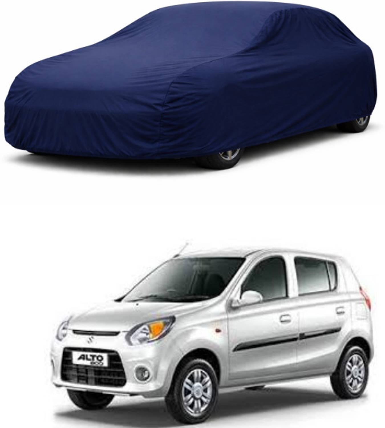ATBROTHERS Car Cover For Maruti Suzuki Alto 800 LXI Optional (Without Mirror Pockets)
