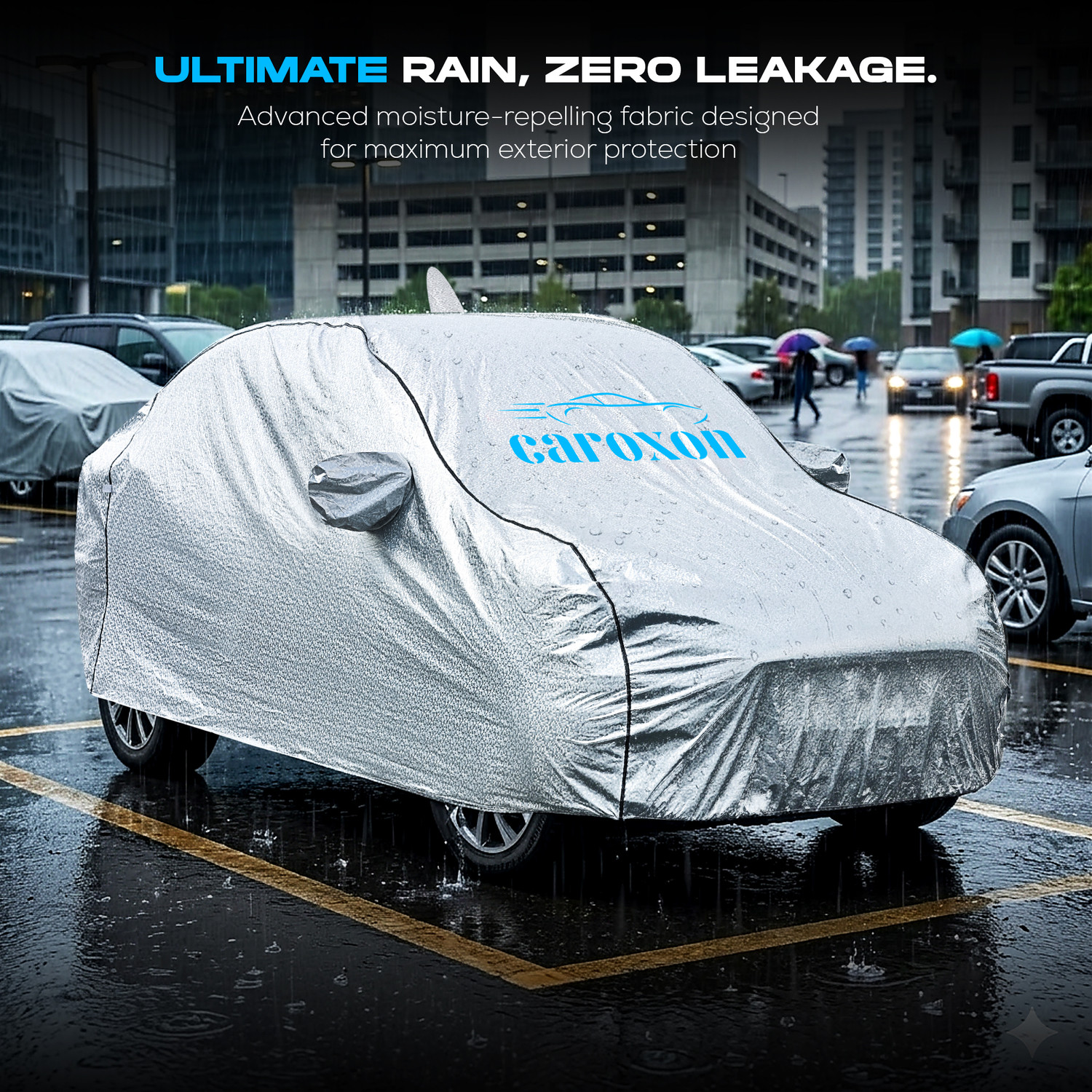 Image of CAROXON Car Cover For Nissan Kicks (With Mirror Pockets)