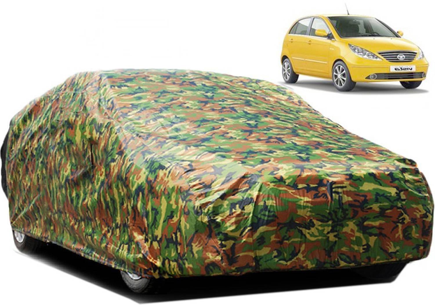 A+ RAIN PROOF Car Cover For Tata Indica Vista (Without Mirror Pockets)